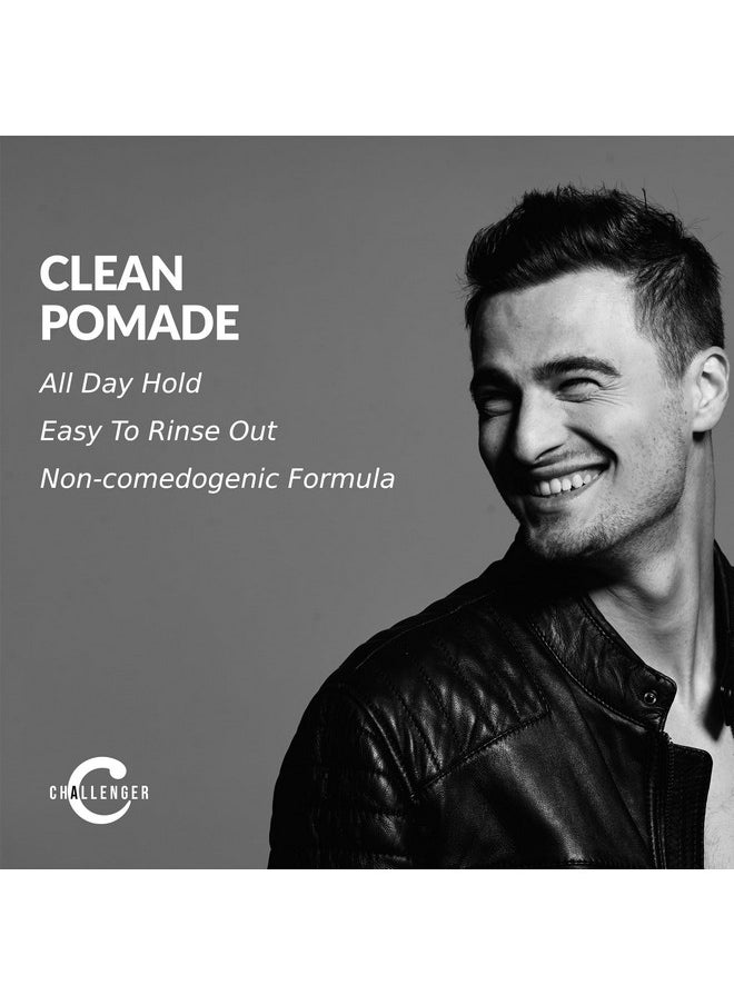 Challenger - Challenger Fragrance Free Cream Pomade | Non-Comedogenic Styling Product | Unscented Hair Gel | Medium Firm Hold & Clean Ingredients | 1.5oz - Image 1
