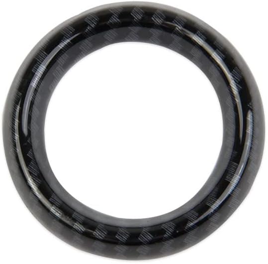 crosselec Carbon Fiber Engine Start/Stop Push Button Cover Trim for Chevrolet Corvette C8 2020-2023 - Image 3