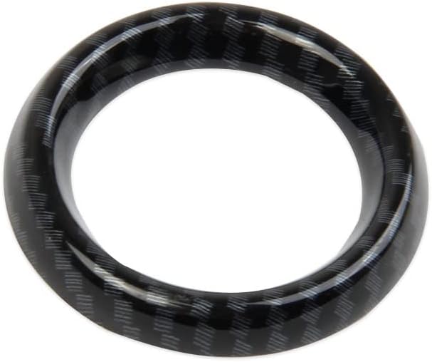 crosselec Carbon Fiber Engine Start/Stop Push Button Cover Trim for Chevrolet Corvette C8 2020-2023 - Image 2