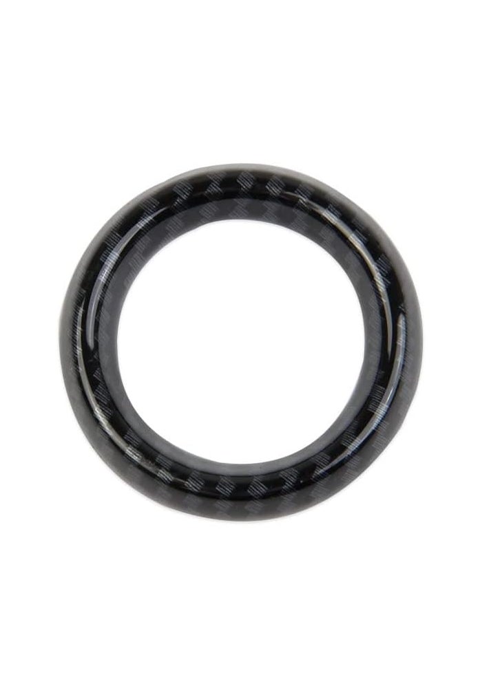crosselec Carbon Fiber Engine Start/Stop Push Button Cover Trim for Chevrolet Corvette C8 2020-2023 - Image 3