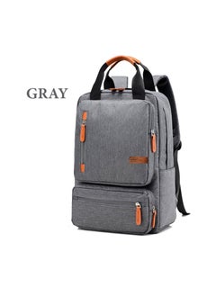 Laptop bag 17 inch - for the back, gray