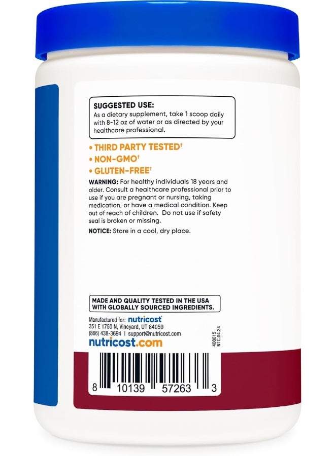 Nutricost ألياف نوتريكوست القابلة للذوبان (بنكهة التوت) 30 حصة - نباتي، غير معدل وراثيًا، خالي من الغلوتين - Image 4