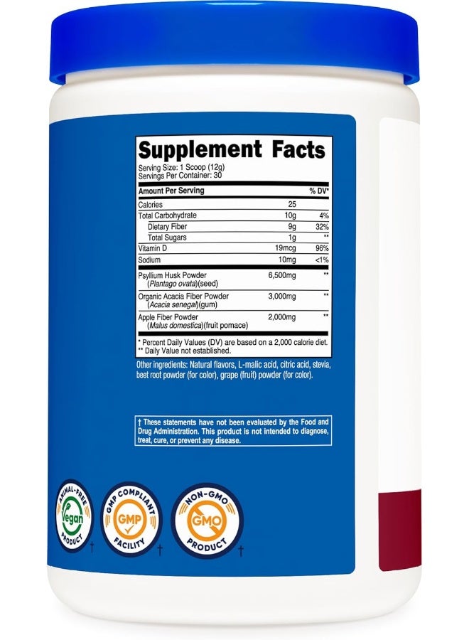 Nutricost ألياف نوتريكوست القابلة للذوبان (بنكهة التوت) 30 حصة - نباتي، غير معدل وراثيًا، خالي من الغلوتين - Image 5