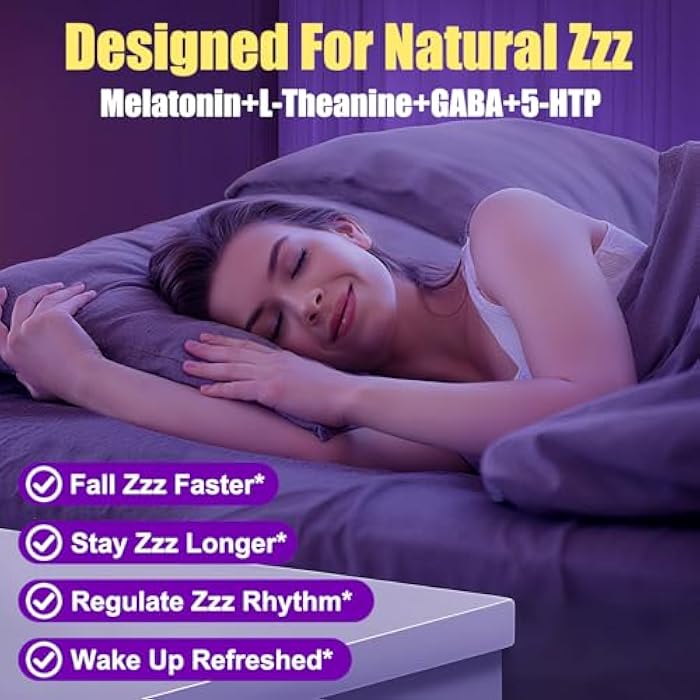 BSSTABBON Natural Melatonin 20mg Gummies: Sugar Free Chewable Vegan Supplement with Magnesium Ashwagandha Zinc GABA Vitamin B12 Lemon Balm L-Theanine - Immune Deep Zzz for Adults Women Men(120Count) - Image 4