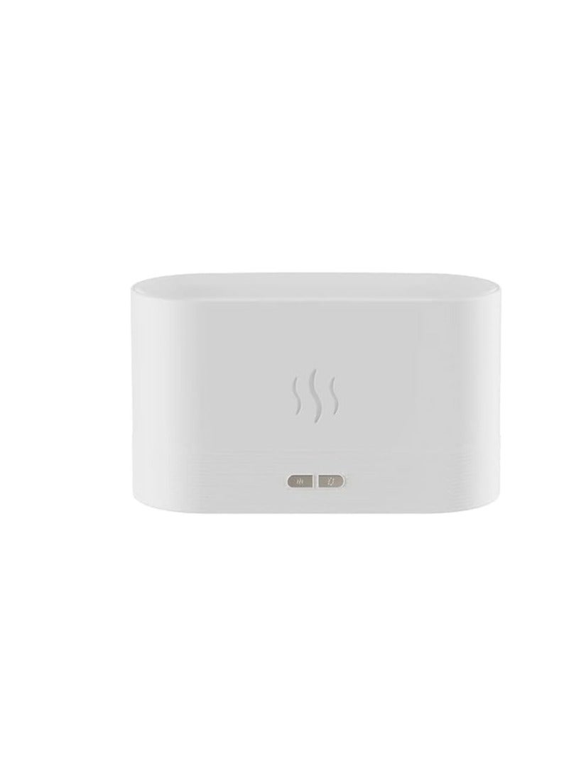 AKDC Humidifier Flame Aroma Diffuser Aromatherapy, 180ml (White) - Image 3