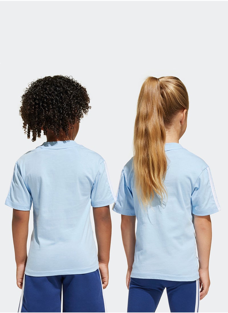 Adidas Kids 3 Stripe Essential T-Shirt  - Image 1