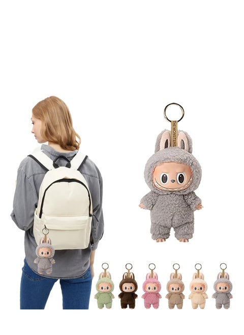 Gxlaihly Labubu Popmart Plush Keychain, Labubu Plush Keyring, Labubu Plush Doll, Gifts for Boys and Girls
