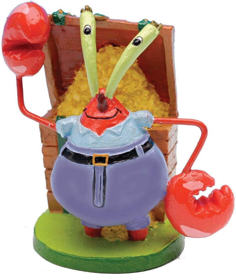 Penn Plax PennPlax Spongebob 7-Piece Officially Licensed Aquarium Ornament Set – Great for Saltwater and Freshwater Fish Tanks – Mini 2" Aquarium Decorations - Image 3