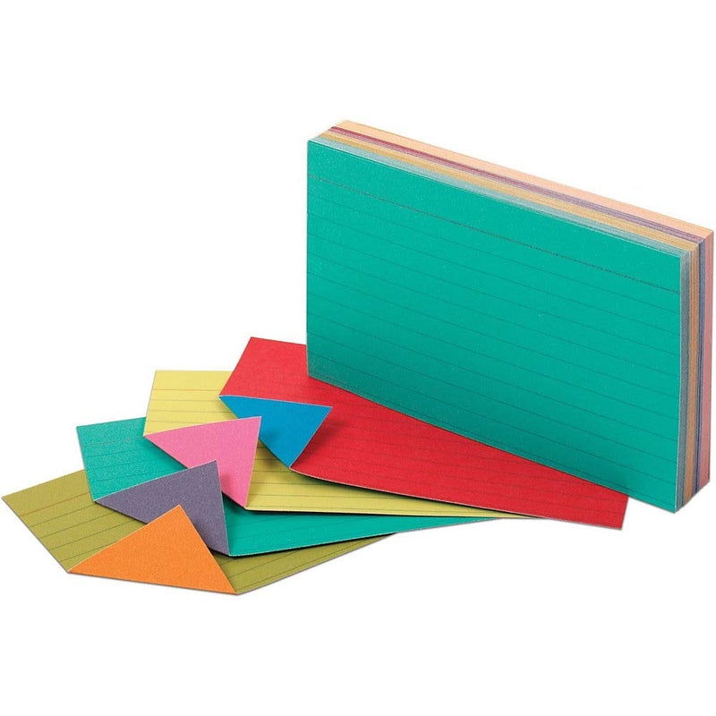 Oxford Extreme Index Cards, 3 x 5 Inches, Assorted Colors, 100 per pack (04736) - Image 5