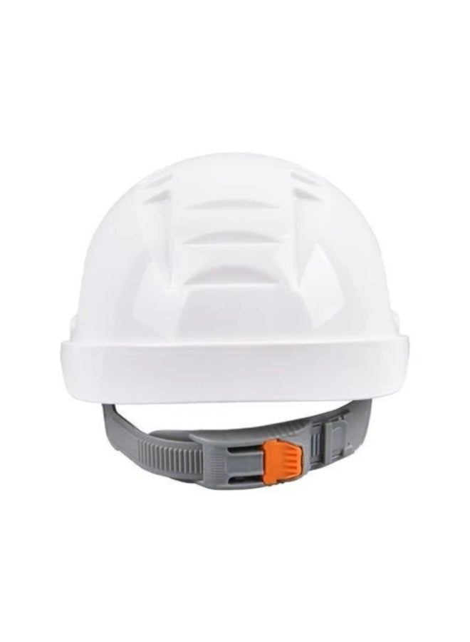 Tactix ABS Impact Resistant Work Protection Durable Safety Helmet White 17 x 22 x 28 cm 492012 - Image 2