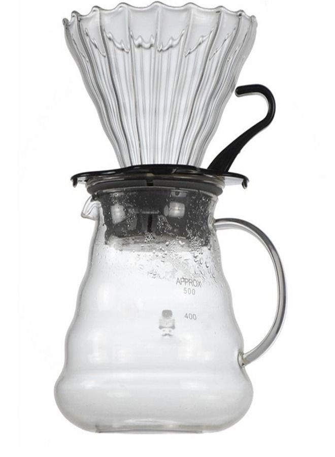 C&C Home Drip Coffee Maker Set with Travel Bag Black 7Pcs Camping Coffee Marker Coffee Machine Filter Coffee Tool Set for Outdoor Multicolor 60x20x34 cm - Image 4