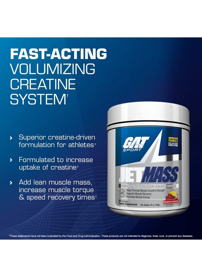 GAT SPORT GAT SPORT JetMass Fact-Acting Volumizing Creatine System, 30 Servings (Tropical Ice)  - Image 2