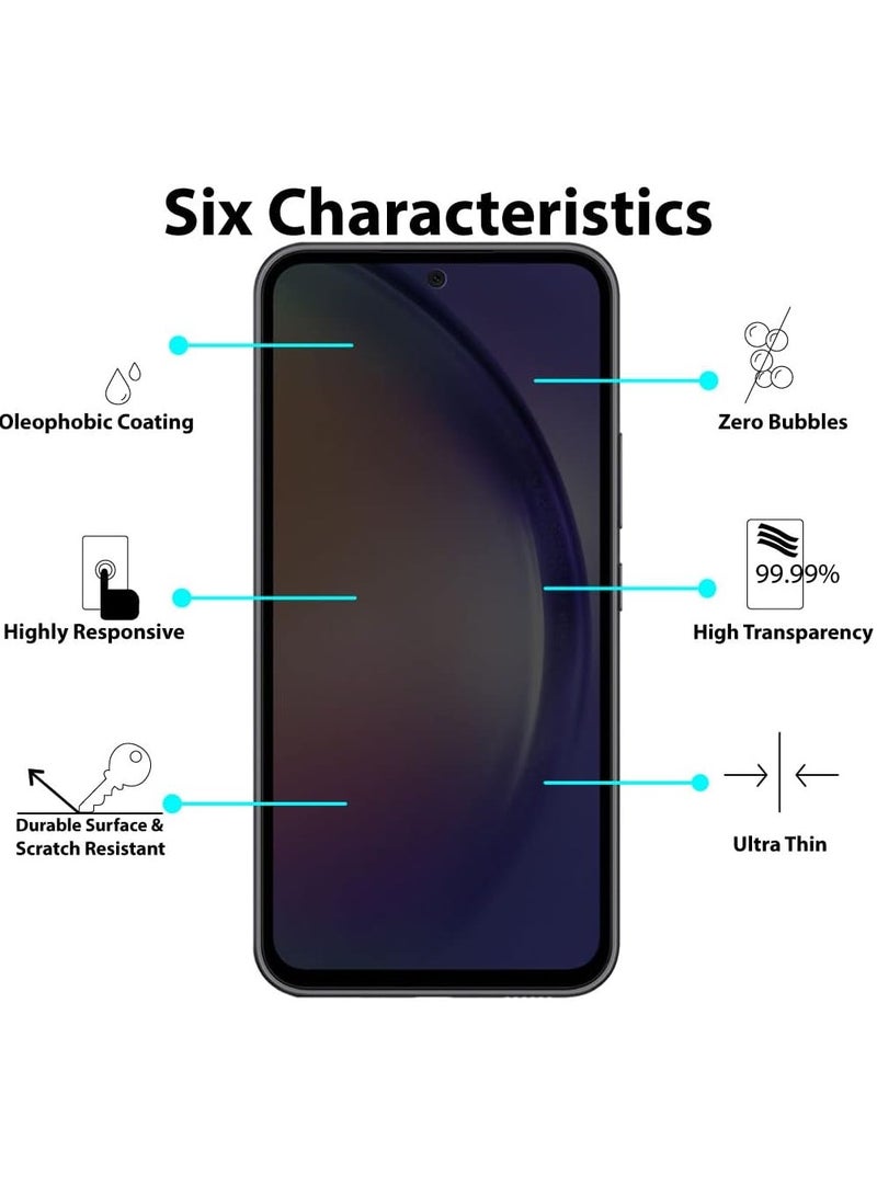 MIGOFAST Samsung Galaxy A54 5G Privacy Screen Protector Privacy Tempered Glass Screen Protector, Anti-Peep 9H Hardness Tempered Glass, Anti-Spy Privacy Protector Film Anti-scratch - Image 2