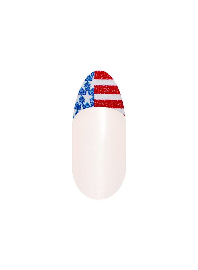 Color Street Red White and Belle - Color Street Nail Strips, FNG019 - Image 1