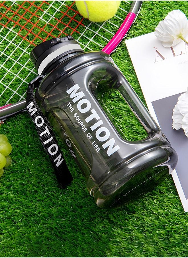 GROIC - Water Bottle with Chug lid, 2.5 Litre Large Water Bottle with Motivational Time Marker and Handle Leak-proof Big Water Jug Daily Water Intake Bottle with Tea Separator and Markings Gym Water Jug - Image 1