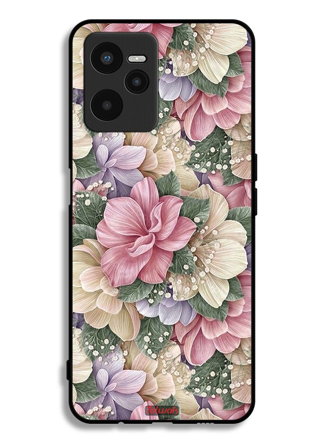 Tolwak Realme C35 Protective Case Cover Hd Floral - Image 2