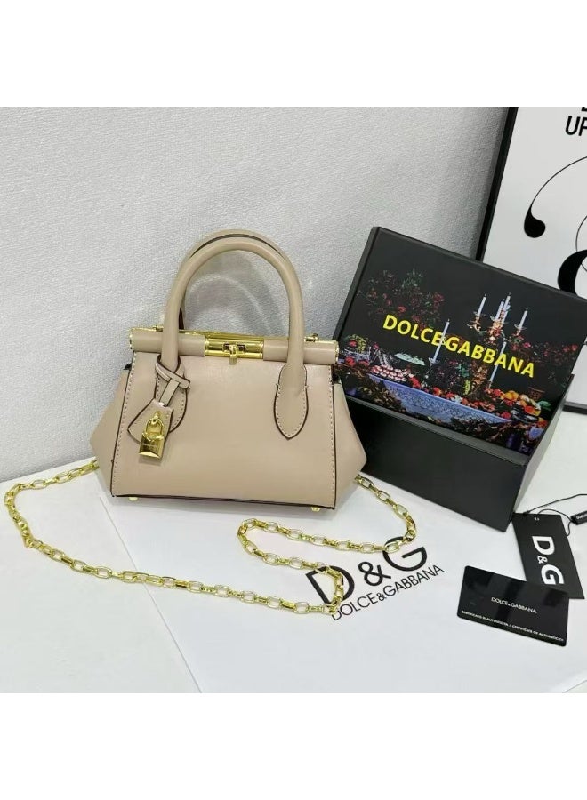 D&G Mini Marlene Day bag in taupe leather