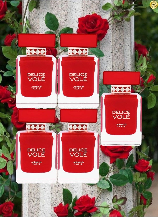 Johan.B Paris 5 Pieces Delice Vole Johan B Paris Perfume EDP 85ML  - Image 1