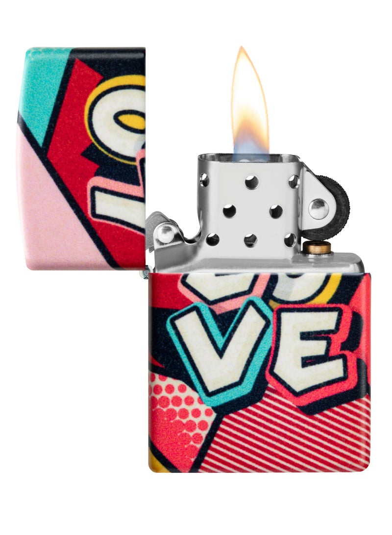 Zippo 46013 49352 Love Design 540 Color Windproof Lighter - Image 3