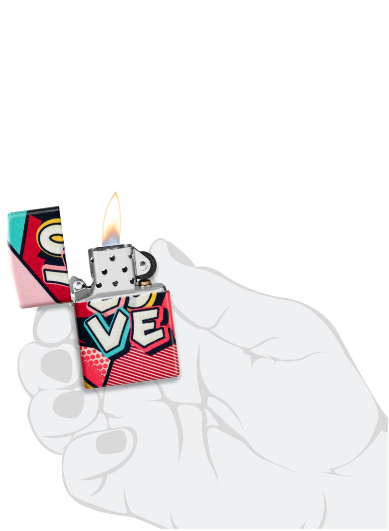 Zippo 46013 49352 Love Design 540 Color Windproof Lighter - Image 5
