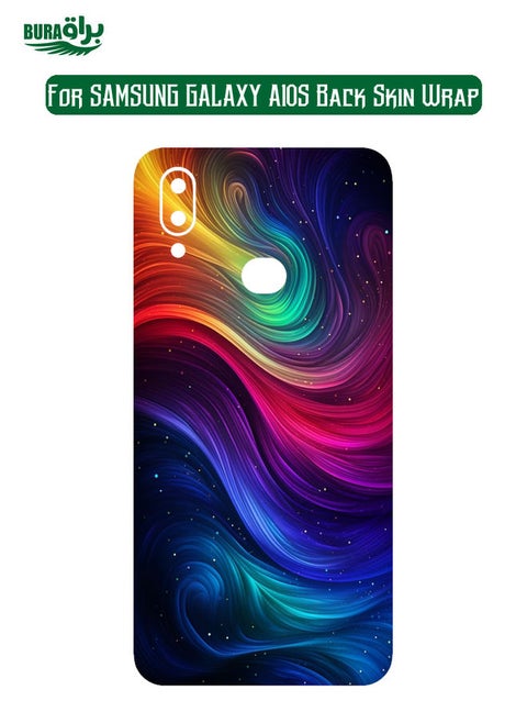 Samsung Galaxy A10s Back Skin Wrap Abstract 3D Design Mobile Protector Skin Wrap Sticker ( NOT A CASE COVER )