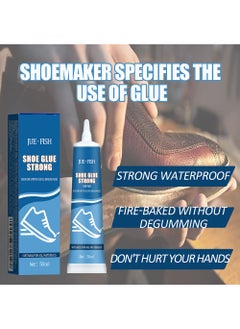 JUE-FISH Shoe Glue Strong,Repair Open Glue,Breakage,Professional Sandals Fix Glue For Grade Low Odor Quick Dry Low-Temperature Resistant,50ml  - Image 3