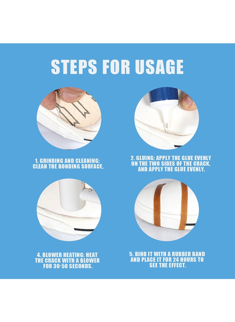 JUE-FISH - Shoe Glue Strong,Repair Open Glue,Breakage,Professional Sandals Fix Glue For Grade Low Odor Quick Dry Low-Temperature Resistant,50ml - Image 1
