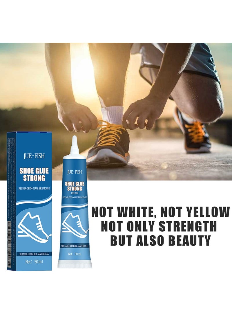 JUE-FISH - Shoe Glue Strong,Repair Open Glue,Breakage,Professional Sandals Fix Glue For Grade Low Odor Quick Dry Low-Temperature Resistant,50ml - Image 1
