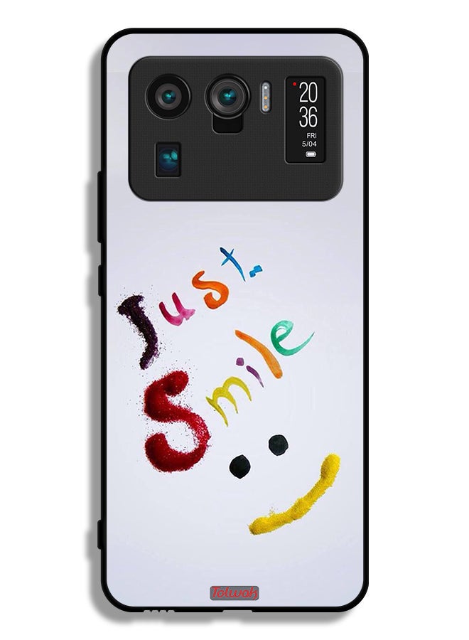Tolwak Xiaomi Mi 11 Ultra Protective Case Cover Just Smile - Image 2