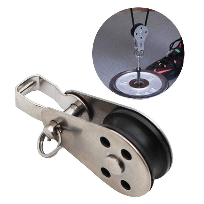 5Pcs Stainless Steel Pulley Block For Hanging Wire Towing And Lifting Rope - Image 4