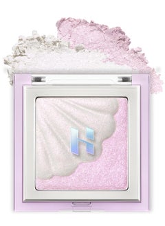 HOLIKA HOLIKA Shell Glow Highlighter Luxury Face Glow for Shine  Volume Transparent Skin Enhancer Smooth Texture Subtle Shimmer Light Splendid Pearl Expression 01 AURORA NACRE