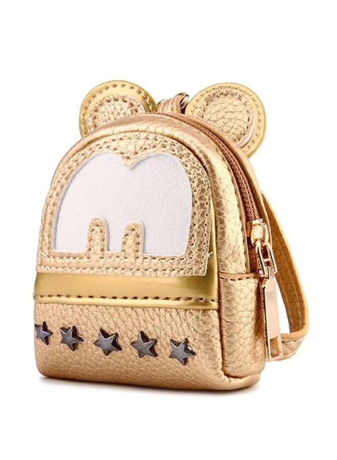NIBEMINENT Mickey Backpack Shape Coin Pouch Wallet Keyholder Key Chain