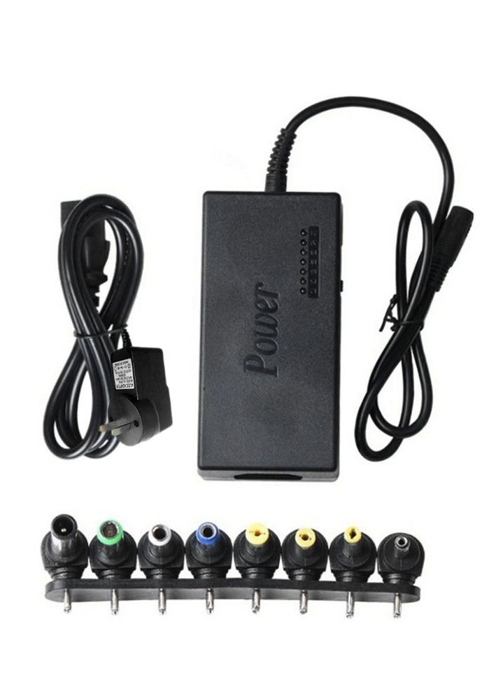 Universal Laptop Power adapter Charger Set Black
