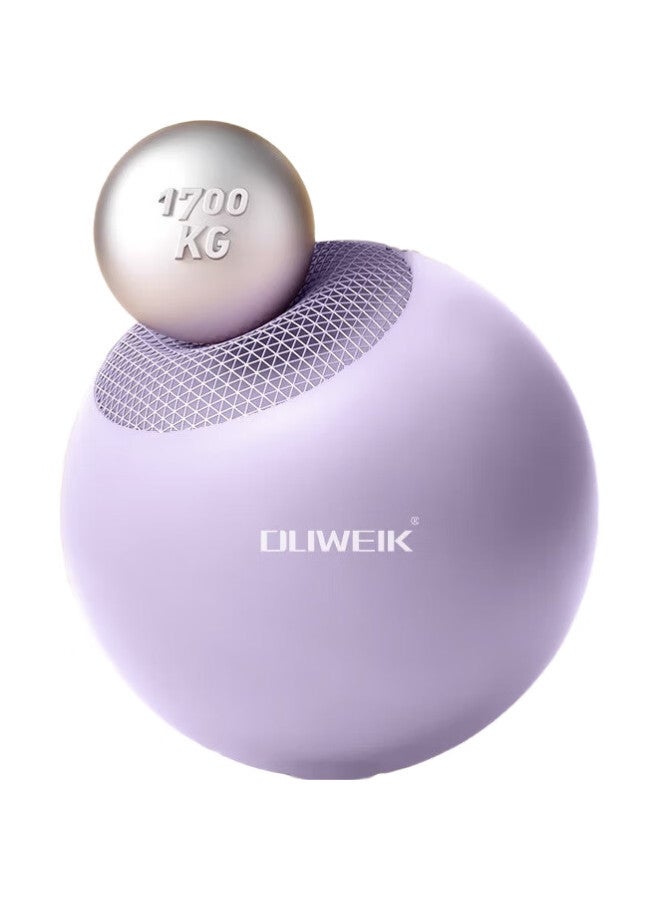 Dweck Mini Yoga Ball, Thickened Anti-Burst Swiss Fitness Ball, Pregnancy Training Equipment, Elastic Ball, Lavender Purple, 25Cm - Image 3