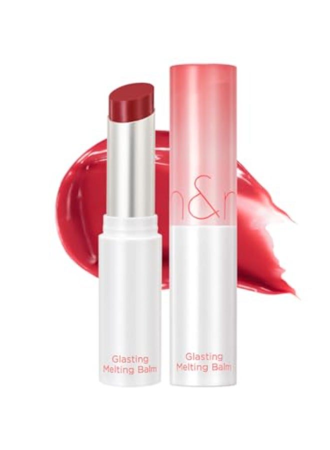 rom&nd romnd GLASTING MELTING BALM 04 HIPPIE BERRY KBeauty Hydrating Lip Gloss Stick for Crystal WaterGloss Shine Vivid LongLasting Tint Plump NonSticky Comfort - Image 1
