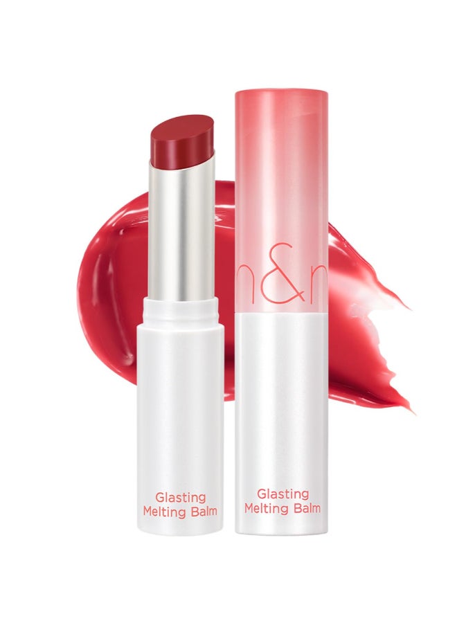 rom&nd romnd GLASTING MELTING BALM 04 HIPPIE BERRY KBeauty Hydrating Lip Gloss Stick for Crystal WaterGloss Shine Vivid LongLasting Tint Plump NonSticky Comfort - Image 3