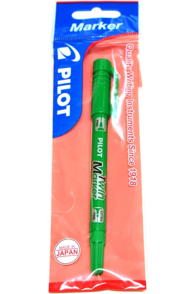PILOT علامة توين، 1 عدداً (عبوة من 1)، أخضر - Image 1