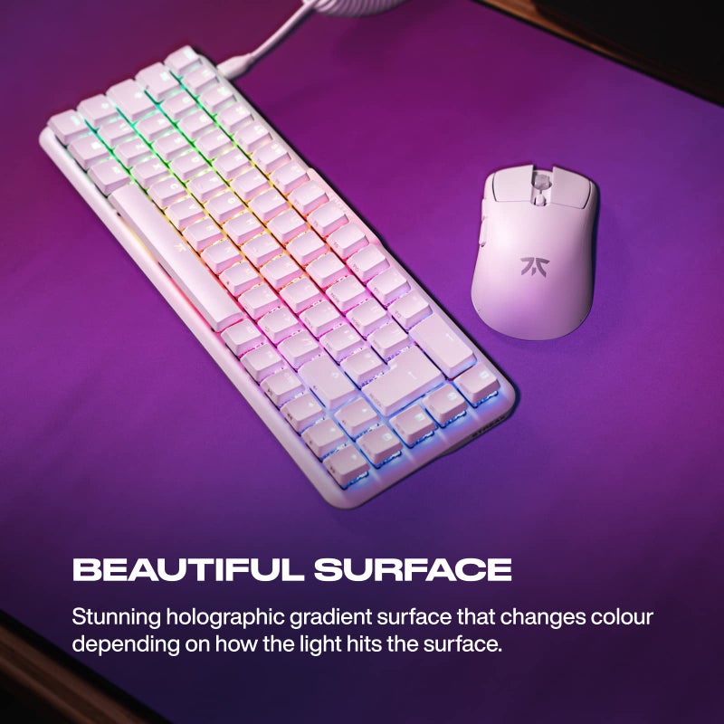 Fnatic Jet XD Pro Gaming Mouse Pad for Esports | Speed Waterproof Surface | Stitched Edges and Anti-Slip Rubber Base | Size XD | Holographic Laminate | 37.41" x 19.69" x 0.12" [video game] - Image 2
