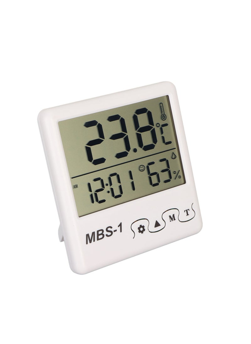 Velaurs Electronic Alarm Clock with Thermometer and Hygrometer Suitable for Indoors, Cars and Greenhouses  - Image 1