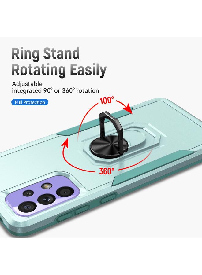 S-TOP Case For Samsung Galaxy A33 5G Pioneer Armor Heavy Duty PC + TPU Phone Case with Holder - Image 2