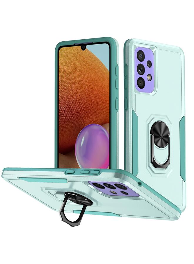 S-TOP Case For Samsung Galaxy A33 5G Pioneer Armor Heavy Duty PC + TPU Phone Case with Holder - Image 1