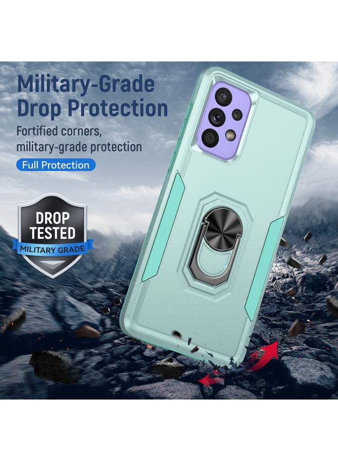 S-TOP Case For Samsung Galaxy A33 5G Pioneer Armor Heavy Duty PC + TPU Phone Case with Holder - Image 4