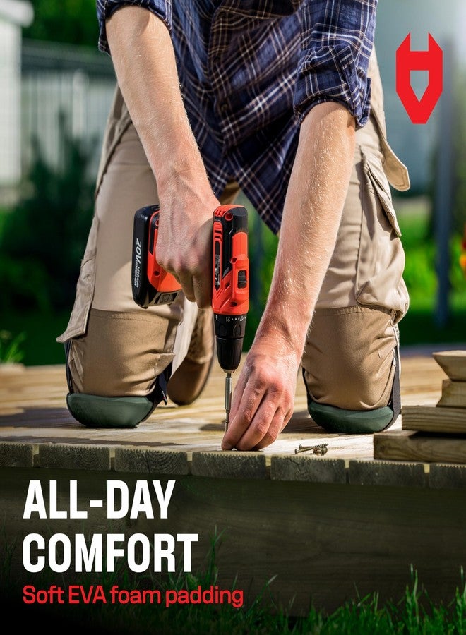 NoCry Gardening Knee Pads for Women and Men - Waterproof Foam Padding in a Lightweight Yet Durable Design; Easy to Wear with Adjustable Elastic Hook-and-Loop Straps - Ideal for the Garden and Yard - Image 4