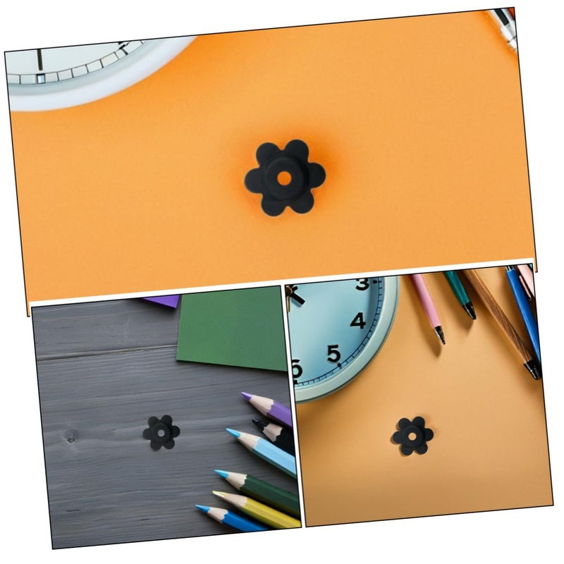 40Pcs Flower Shape Rubber Flag Pole Rings Non-Slip Stoppers Garden Indoor Outdoor Accessories - Image 4