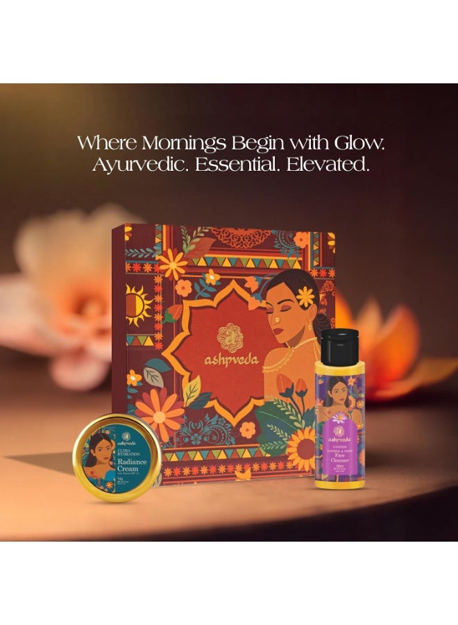 Ashpveda Day Care Essentials Gift Box | Brightening Face Care kit – radiance cream 12g,face cleanser 30ml - Image 3