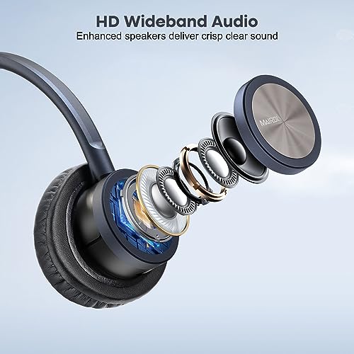 MAIRDI Telephone Headset with RJ9 & 3.5mm Jack for Office Landline Deskphone Cell Phone PC Laptop, Call Center Phone Headset with Microphone, Works for Cisco 7941 7965 6941 7861 8961 - Image 3