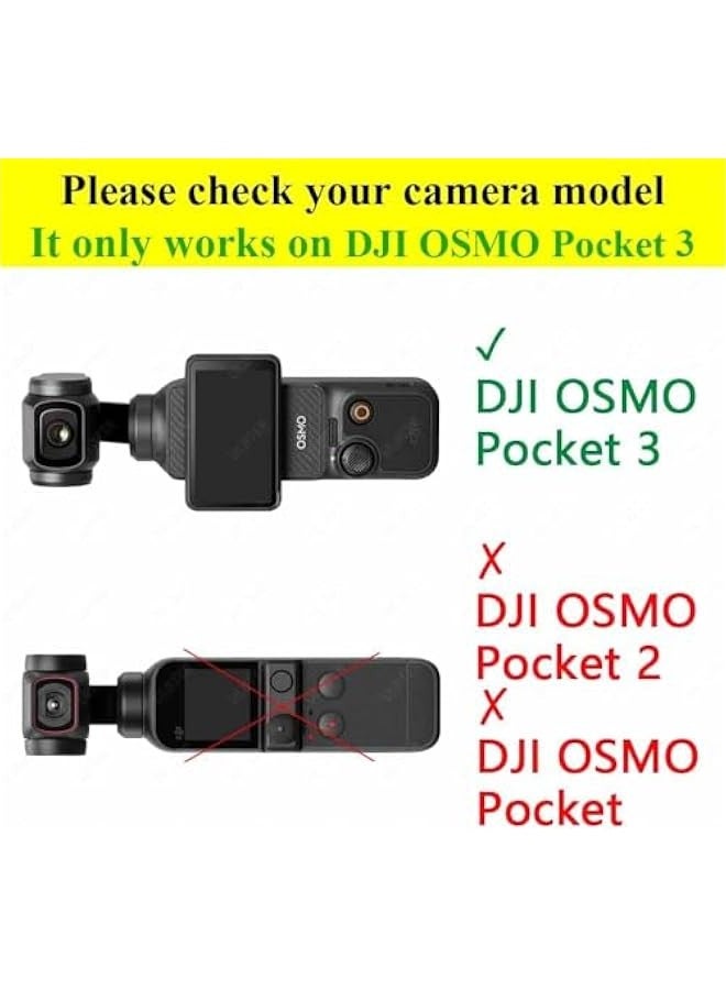 DURKU 2pcs+2pcs Tempered Glass Lens Protectors for DJI Osmo Pocket 3 0.3mm Thickness 9H Hardness, Anti-Scratch, Anti-Bubble - Image 3