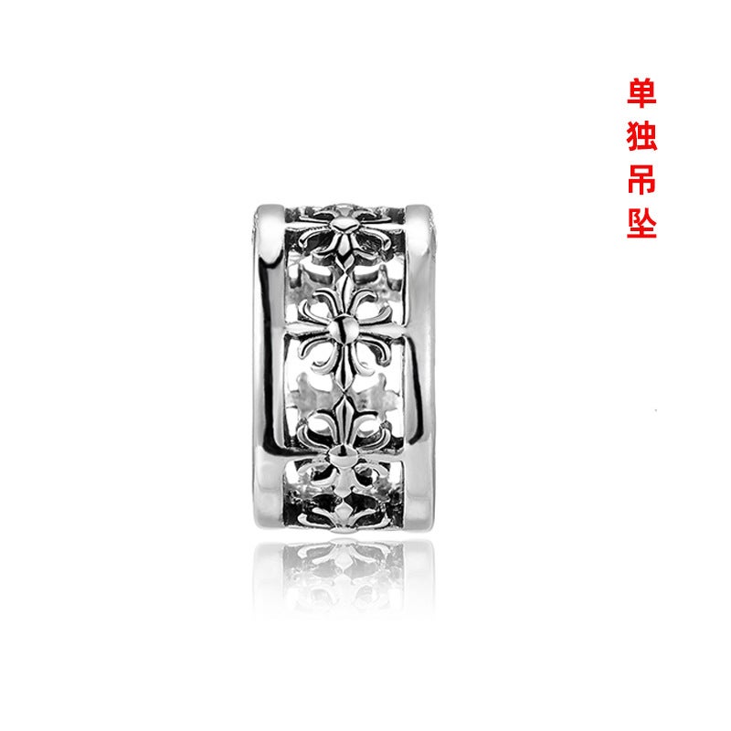 Titanium steel new European and American fashion stainless steel casting pendant pendant personalized trend titanium steel necklace wholesale necklace men (Separate pendant [without chain] number D52-08)