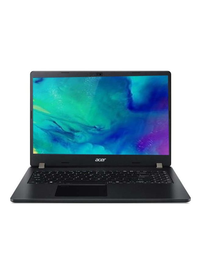 أيسر لابتوب Travelmate TMP215-53-596G بشاشة FHD مقاس 15.6 بوصة، معالج Core i5، ذاكرة وصول عشوائي 8 جيجابايت، قرص صلب SSD سعة 512 جيجابايت، نظام تشغيل DOS، بطاقة رسومات Intel Iris Xe Shale الإنجليزية/العربية أسود - Image 1
