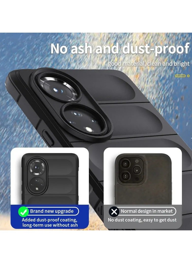 Premium Protection Back Silicone Case Compatible with Honor 50/Nova 9 Magic Shield Shockproof Case with Camera Protection (Grey) - Image 2